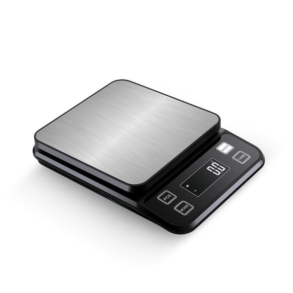 Digital kjøkkenvekt, vanntett 3kg/0.1g