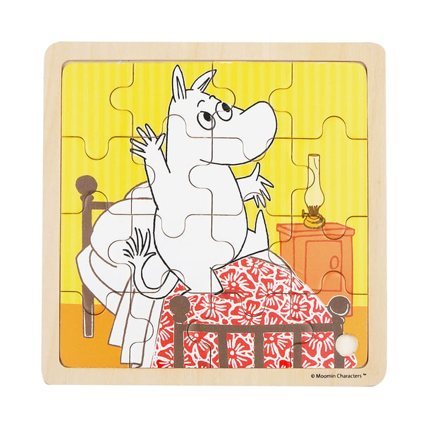 Pussel 16 Pcs Wooden Puzzle Bedtime Jumping