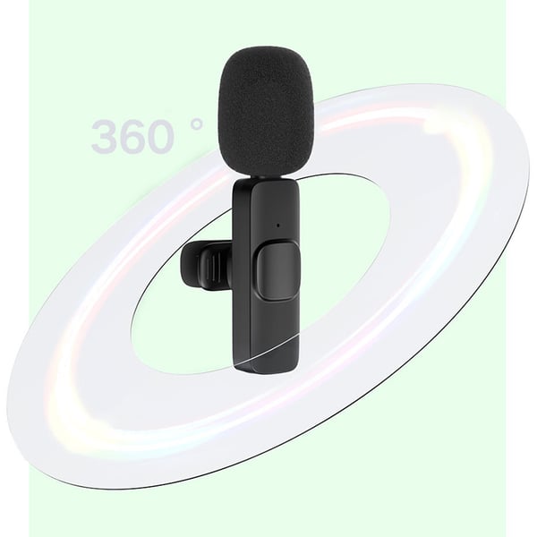 Langaton Lavalier-mikrofoni - Type-C Clip-on Lapel Mic