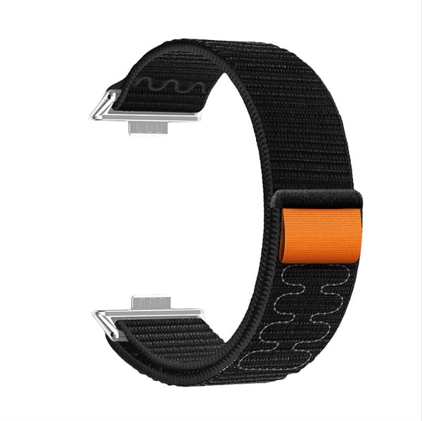 Tyylikäs nylonlenkkihihna Huawei Watch Fit 4 Pro -kellolle Black