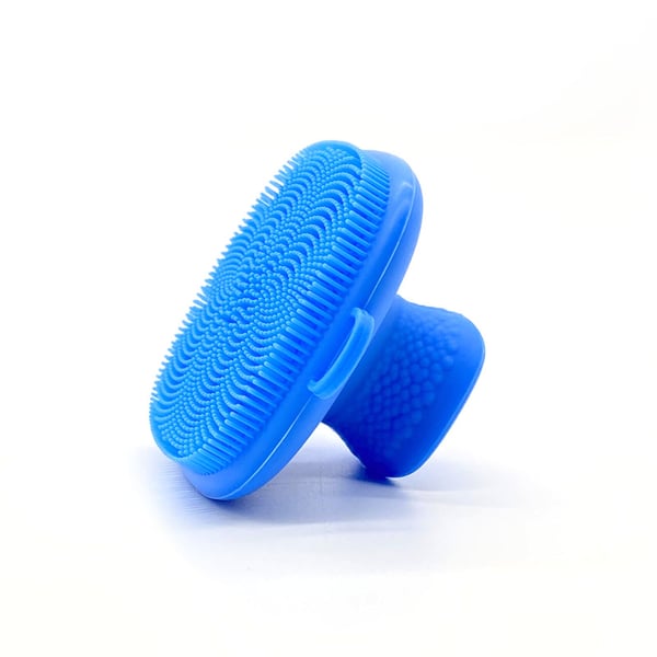 Kannettava silikoninen kasvojen puhdistusharja meikkiin Blue Kannettava silikoninen kasvojen puhdistusharja meikkiin Blue
