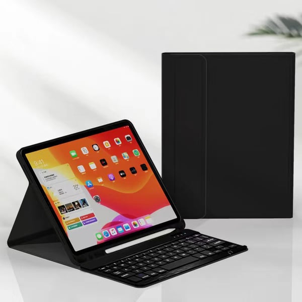 Svart Bluetooth-tastaturdeksel for Lenovo M10 (2nd) X306F