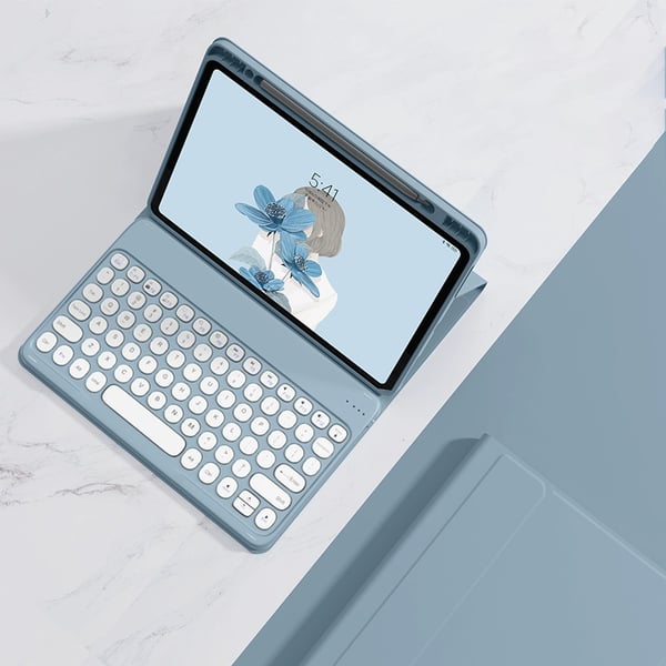 Bluetooth-näppäimistökotelo - Redmi Pad SE:lle Blue