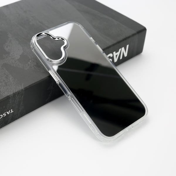 Peilikotelo iPhone 16:lle (6.1") - Kirkas TPU+PC-suoja