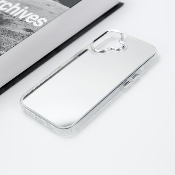Peilikotelo iPhone 16:lle (6.1") - Kirkas TPU+PC-suoja