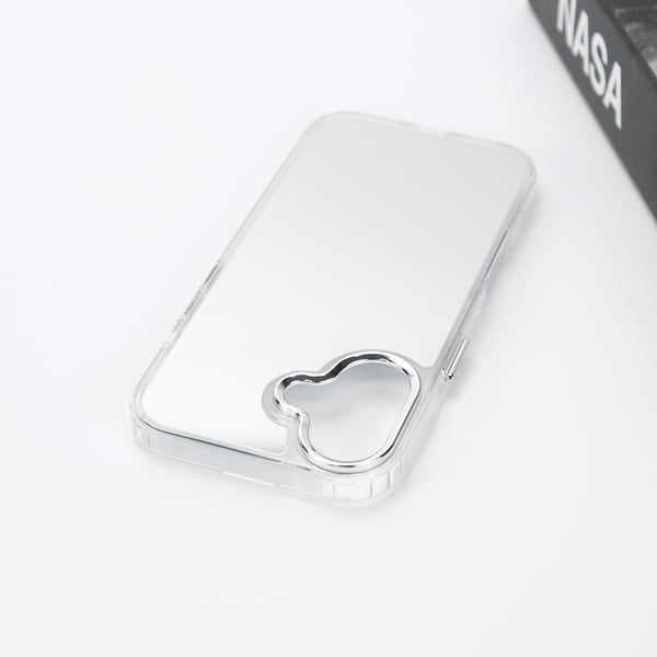 Peilikotelo iPhone 16:lle (6.1") - Kirkas TPU+PC-suoja