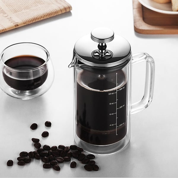 600ML Dobbelvegg French Press