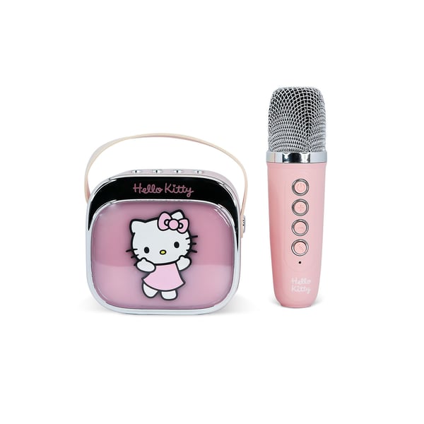 Karaokehøyttaler med Mikrofon Hello Kitty Popsing LED