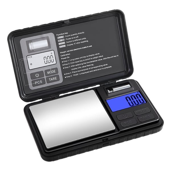 Multifunktionel smykkevægt batteriversion 200g/0,01g