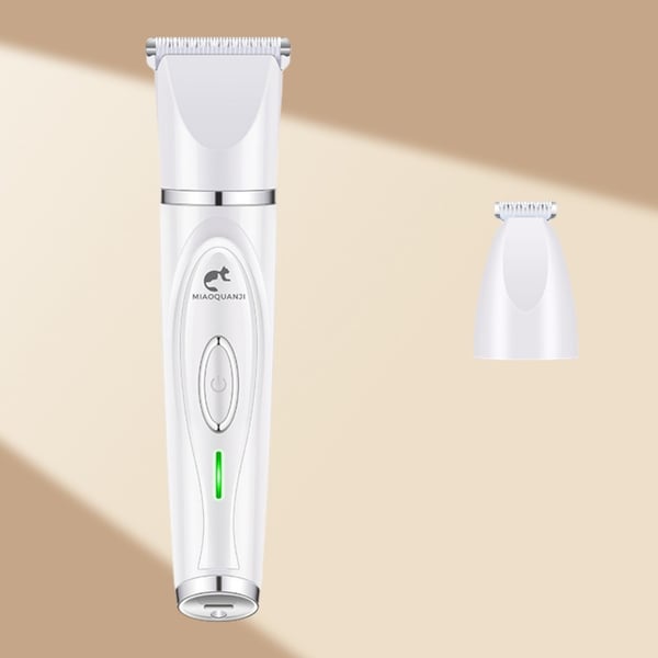 Dual-Head Kjæledyrpleiesett: Klipper og Barbermaskin White