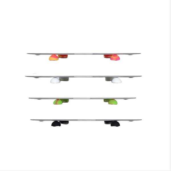 Mini Laptop Stand, Portable Silicone Laptop Feet - 4 Pack White
