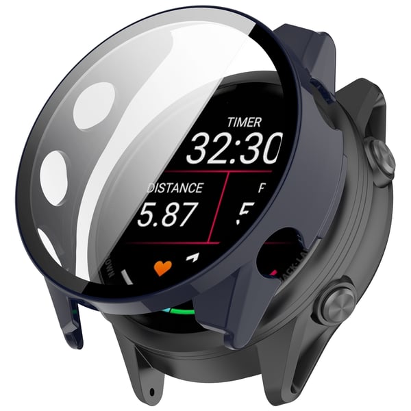 Kompatibel med Garmin Forerunner 570-deksel - Integrert skall Blue 47 mm