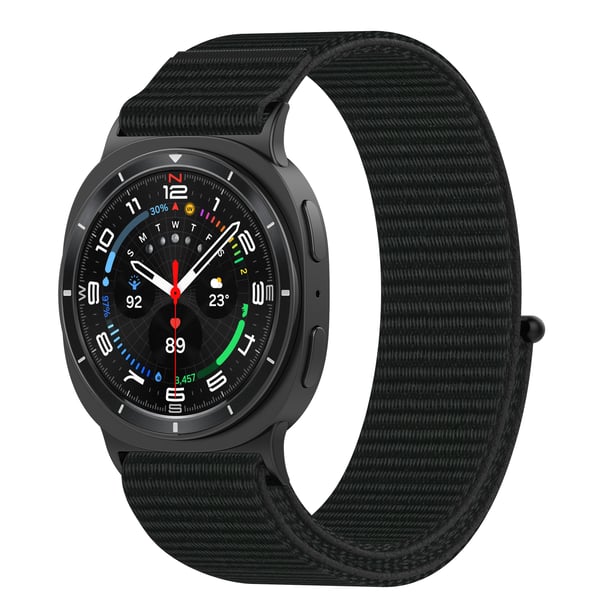 Mukava kudottu ranneke Samsung Galaxy Watch8/Classic/Ultra2 -kelloon Black
