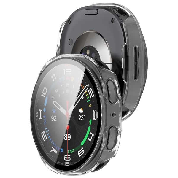 Elegant etui til Samsung Galaxy Watch8 44MM Transparent