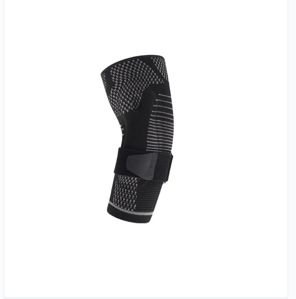 Säädettävä urheilukompressio kyynärpääsuoja Black XL