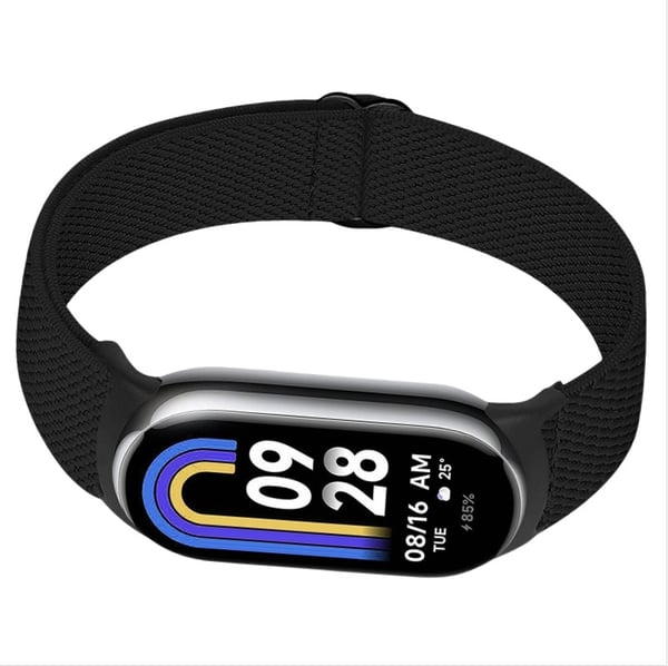 Elastinen nailonranneke Xiaomi 8/9:lle (14 mm) Black