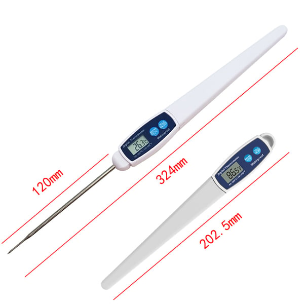Förlängd mattermometer för exakt matlagning