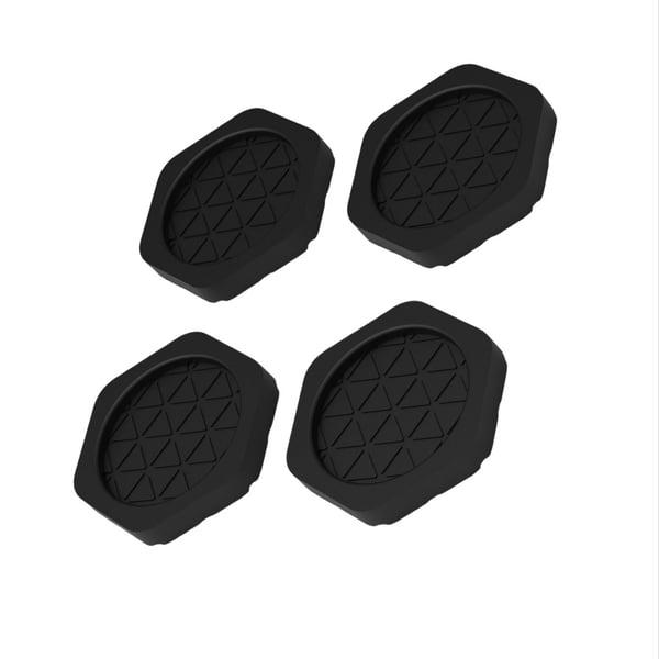 Anti-vibrasjonsputer for vaskemaskin - 4-pakning Black