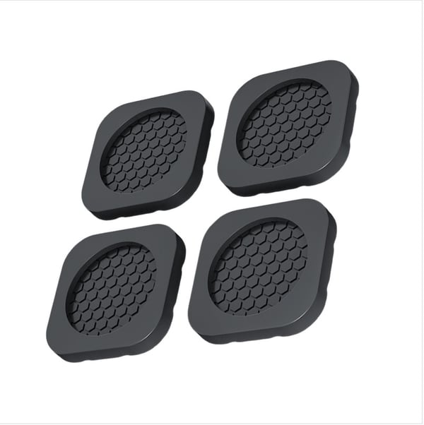 Firkantede Anti-vibrationspuder til Vaskemaskiner - 8 stk. 8-Pack