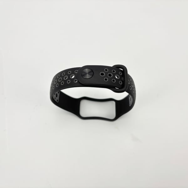 Kompatibelt med Redmi Band2 Svart og Grå TPU Armbånd med Dobbel Farge, Komfortabel og Svettebestandig Black+Grey