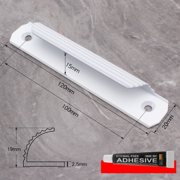 4 Pack Vedin - Pinta-asennettava White