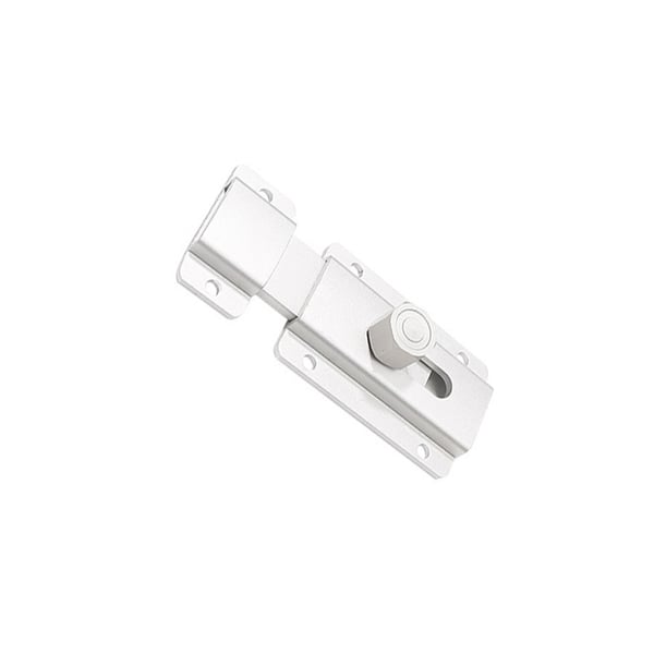 Dørbolt i aluminiumslegering - Korrosjonsbestandighet Silver 120mm