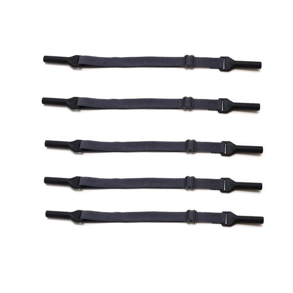 Justerbare brilleremme til voksne - 5 stk DarkGrey