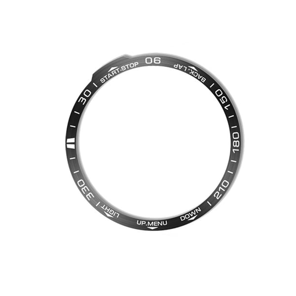 Stilig ramme kompatibel med Garmin Fenix ​​7X Black