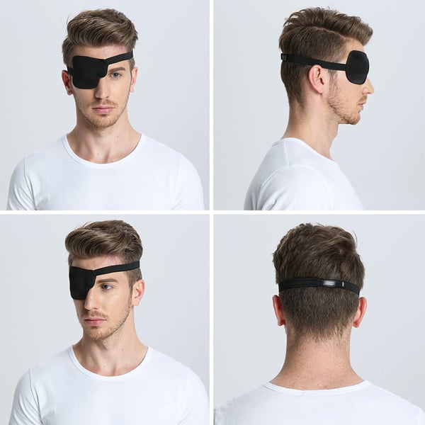 3D-øyelapp for lat øye - Justerbar enkeltøyemaske