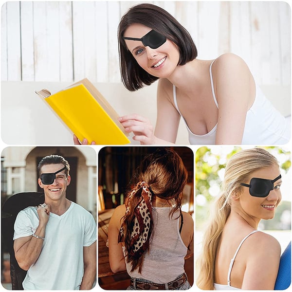 3D-øyelapp for lat øye - Justerbar enkeltøyemaske
