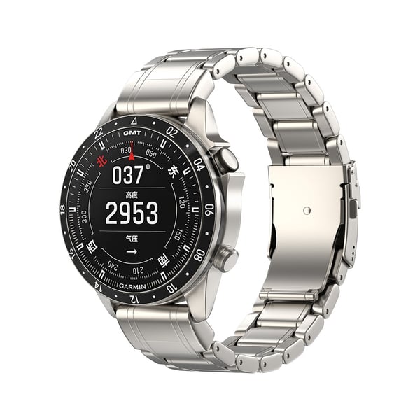 26 mm hurtigutløsende titanrem med sikkerhetsspenne Garmin Fenix 8, Fenix 7