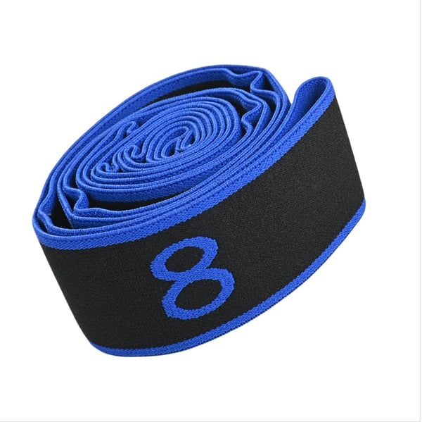 Segmentoitu venytysnauha - 8 silmukkaa Blue