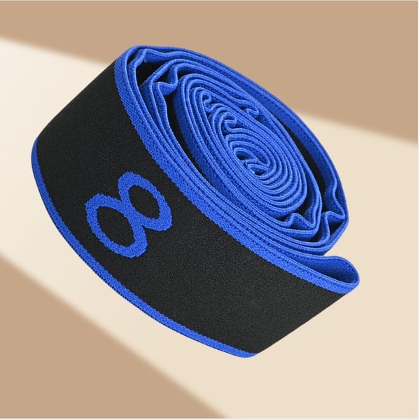 Segmentoitu venytysnauha - 8 silmukkaa Blue