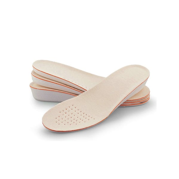 Pehmeät ja hengittävät soijakuituiset pohjalliset, 2,5 cm korotuskorkeus, leikattavat, koko 41-45 M