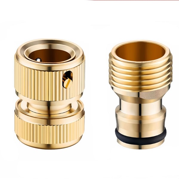 Messinkinen hanaliitin - Sarja 3 (1/2" letkuliitin + 1/2" ulkokierreliitin) Messinkinen hanaliitin - Sarja 3 (1/2" letkuliitin + 1/2" ulkokierreliitin)