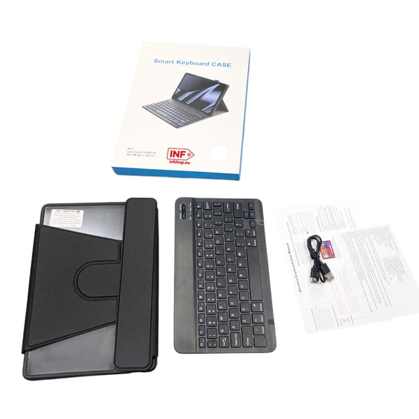 360° Roterende Bluetooth-tastatur og etui for Lenovo Tab M11/Xiaoxin Pad 2024 med pennholder