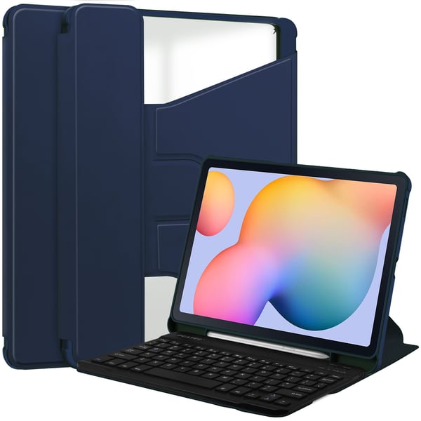 360° Kääntyvä Bluetooth-näppäimistö ja suojakotelo compatible with Samsung Galaxy Tab A9 PLUS X210/216/218 11 tuuman tabletille