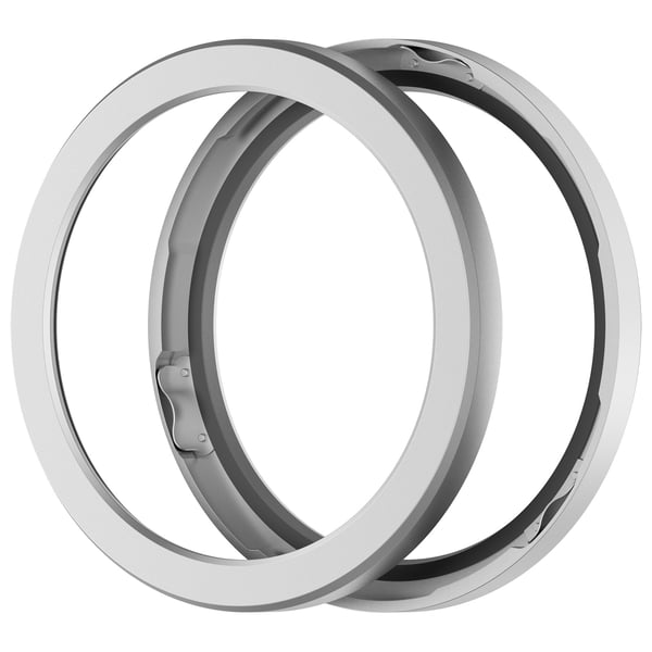 CMF Watch Pro 2 Metallramme + Skjermbeskytter Sølv - Beskyttelse og Stil i Ett Silver