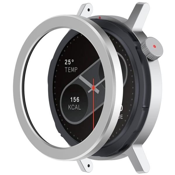 CMF Watch Pro 2 Metallramme + Skjermbeskytter Sølv - Beskyttelse og Stil i Ett Silver