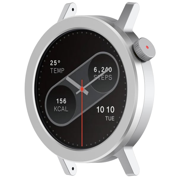 CMF Watch Pro 2 Metallramme + Skjermbeskytter Sølv - Beskyttelse og Stil i Ett Silver