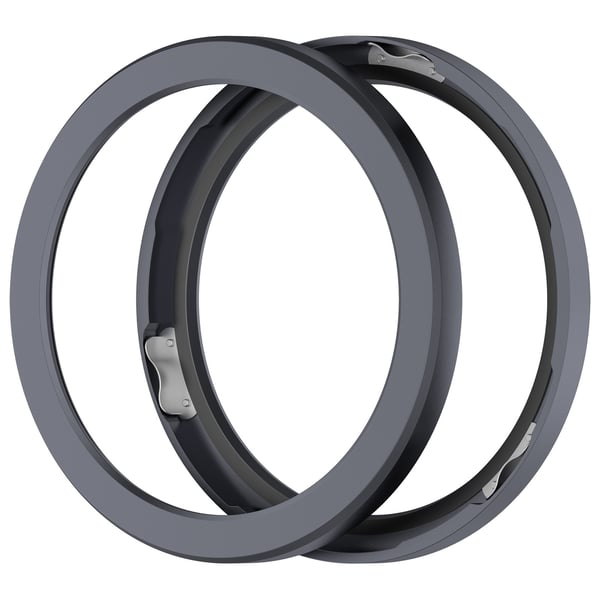 CMF Watch Pro 2 Metallramme + Skjermbeskytter Sølv - Beskyttelse og Stil i Ett Grey
