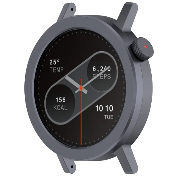 CMF Watch Pro 2 Metallramme + Skjermbeskytter Sølv - Beskyttelse og Stil i Ett Grey