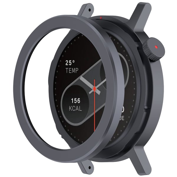 CMF Watch Pro 2 Metallramme + Skjermbeskytter Sølv - Beskyttelse og Stil i Ett Grey