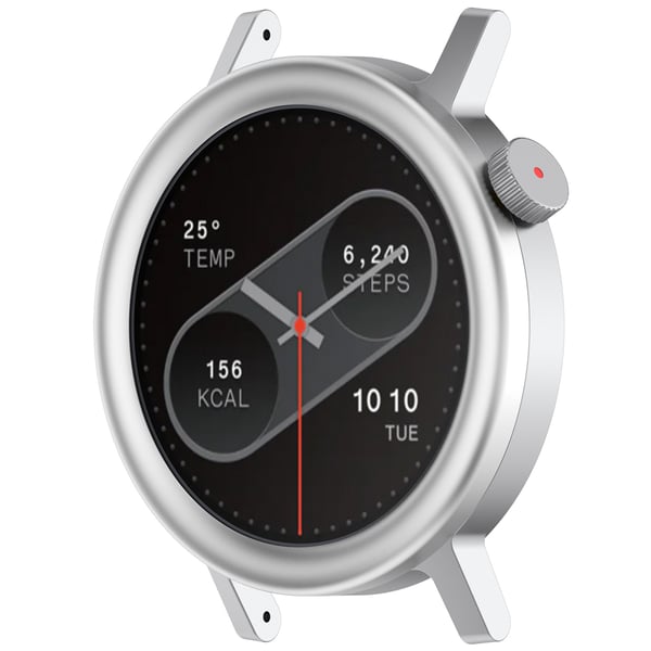 CMF Watch Pro 2 Metallramme + Skjermbeskytter Sølv - Optimal Beskyttelse og Stil Silver