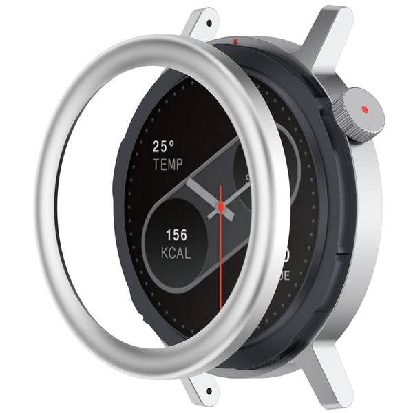 CMF Watch Pro 2 Metallramme + Skjermbeskytter Sølv - Optimal Beskyttelse og Stil Silver