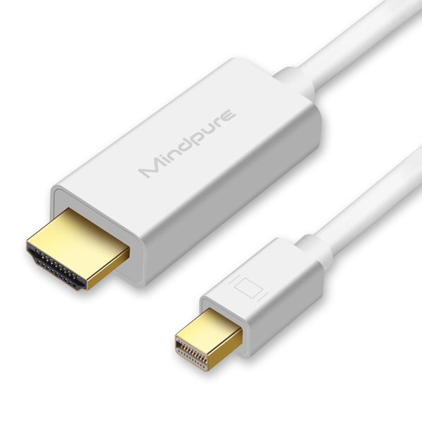 Mini DisplayPort (Mini DP) til HDMI-adapterkabel 1080P - Perfekt til MacBook og andre Mini DP-enheder 2 m