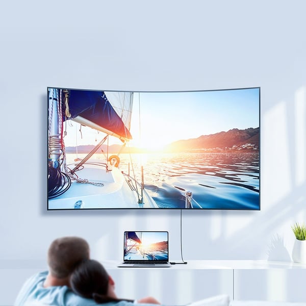 Mini DisplayPort (Mini DP) til HDMI-adapterkabel 1080P - Perfekt til MacBook og andre Mini DP-enheder 2 m