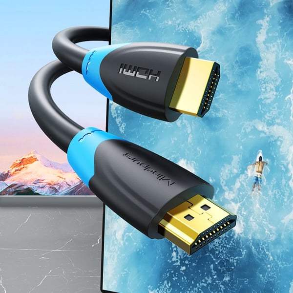 HDMI-kabel for 4K TV, PC og projektor - Koble til PS5/PS4, Xbox og mer for en optimal visningsopplevelse 1 m