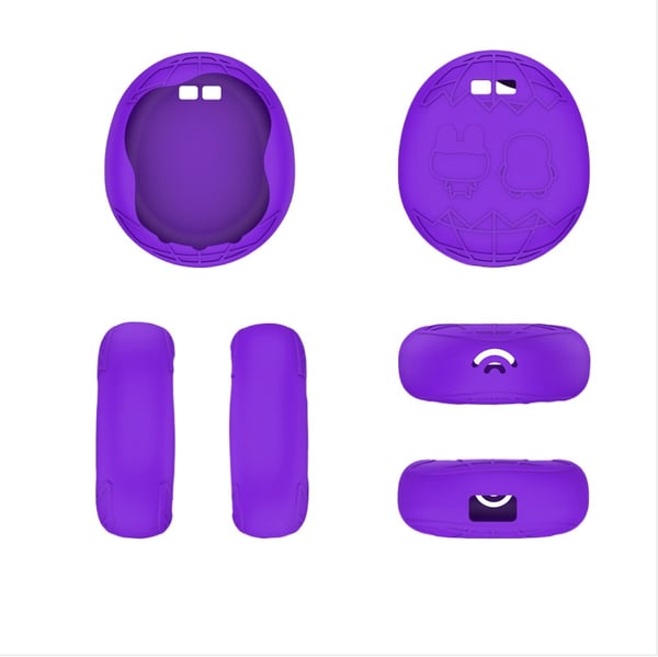 Silikonisuojus Tamagotchi Uni -elektroniseen lemmikkipelikonsoliin, iskunkestävä ja helppo puhdistaa Purple Silikonisuojus Tamagotchi Uni -elektroniseen lemmikkipelikonsoliin, iskunkestävä ja helppo puhdistaa Purple