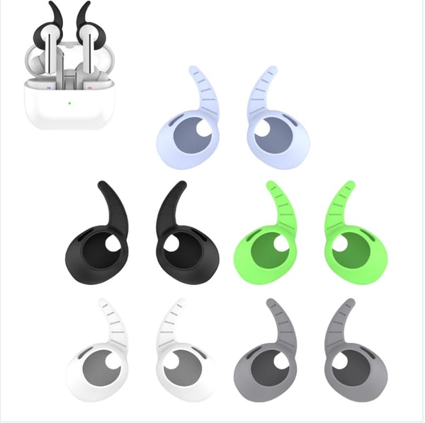 Silikonørepropper med vingetipp for Kompatibel med Samsung Galaxy Buds3 (5 par)